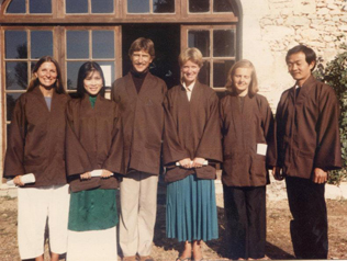 Order of Interbeing ordination in 1985
