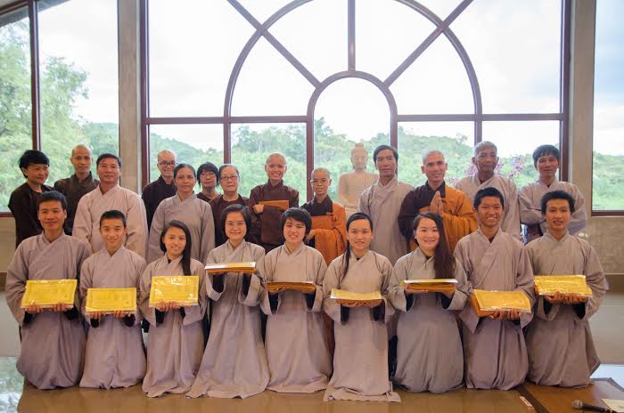 9 novices to be ordained into the Redwood family in Thai Plum Village International Centre