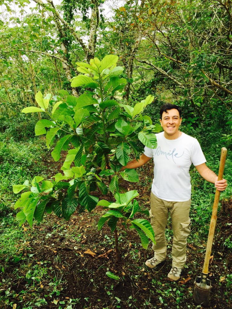 Wake Up Mexico Rogelio planting tree