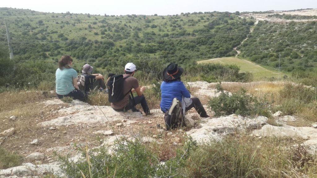 Yoav and friends in the Jerusalem Mountains