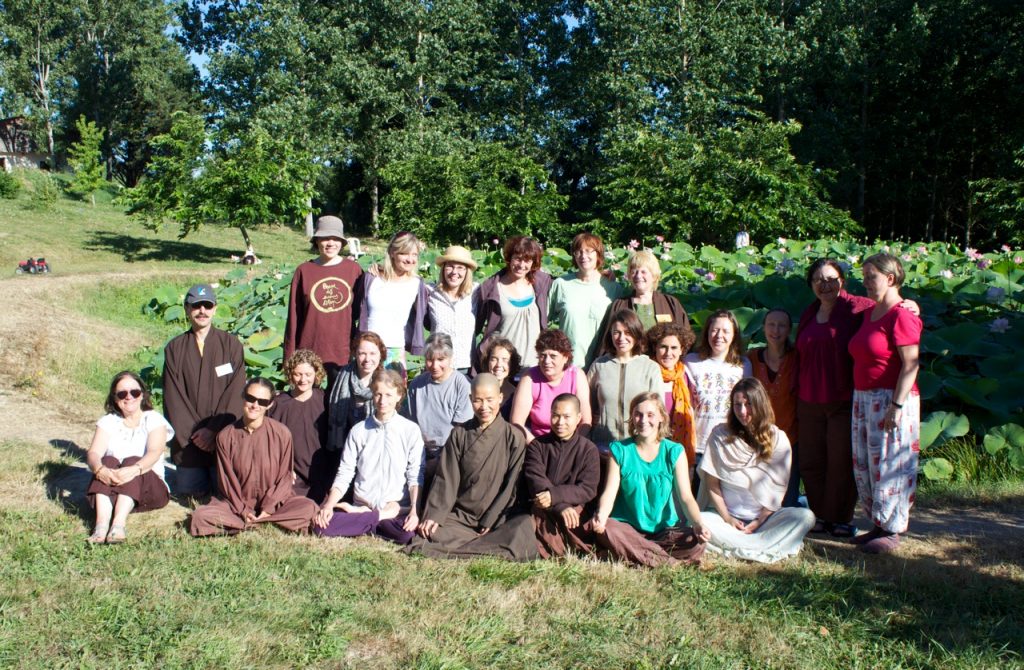 Lower Hamlet Summer Retreat Staff at Plum Village in Summer 2013
