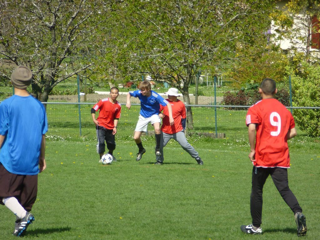 Football in Plum Village