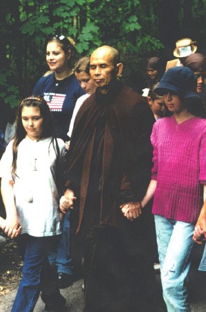 Elli and Thich Nhat Hanh