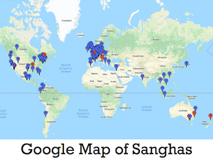 Mini Google Map of Wake Up Sanghas