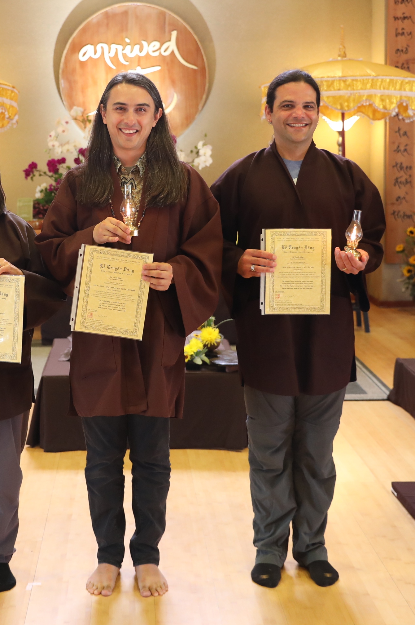 Wake Up Members Ordained as Dharma Teachers